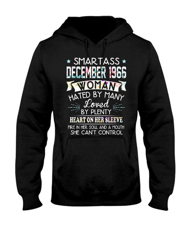 Smartass December 1966 T-Shirt - Hoodie - Ladies Tee