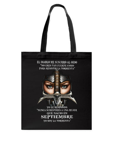 Septiembre Tote Bag - Guys Tee - Basketweave Tote Bag