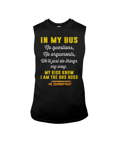 In My Bus I'm The Bus Boss Tote Bag - Unisex Long Sleeve - Sweatshirt