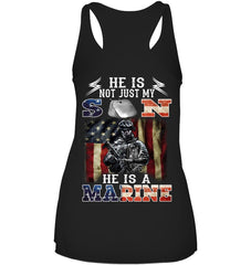 He Is Not Just My Son He Is A Marine Limited Classic T-Shirt - Ladies Flowy Tank - Ladies V-Neck