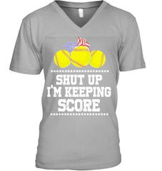 Shut Up! I'm Keeping Score Limited Classic T- Shirt - Guys V-Neck - Ladies V-Neck