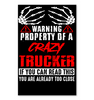 Image of Crazy Trucker Limited Classic T- Shirt - Mug - Poster