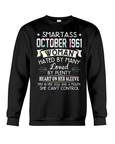 Smartass October 1961 Classic T-Shirt - Sweatshirt - Unisex Tank Top