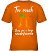 Image of Too Much Pi Gives You A Large Circumference T-Shirt - Youth Tee - Ladies V-Neck