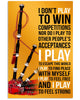 Image of Bagpipes - I Don't Play To Win Competitions Vertical Poster