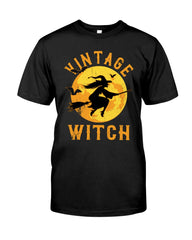 Vintage Witch Limited Classic T-Shirt - Guys Tee - Unisex Long Sleeve