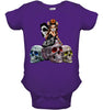 Image of Colorful Skull Of Three Girls T-Shirt - Sweatshirt - Baby Onesie