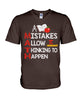 Image of Math Teacher - Mistake Allow Thinking To Happen Classic T-Shirt - Guys V-Neck - Basketweave Tote Bag