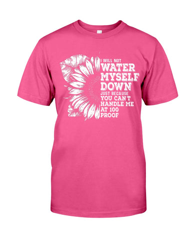 Water Myself Down Sunflower Limited Classic T-Shirt - Guys Tee - Sweatshirt