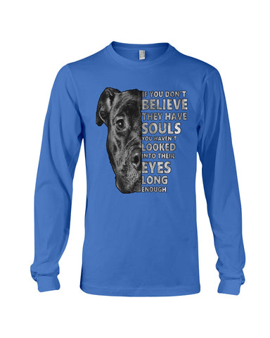 Look Into Pitbull's Eye T-Shirt - Unisex Long Sleeve - Mug