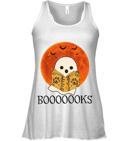 Boo Loves Booooooks T-Shirt - Ladies Flowy Tank - Youth Tee