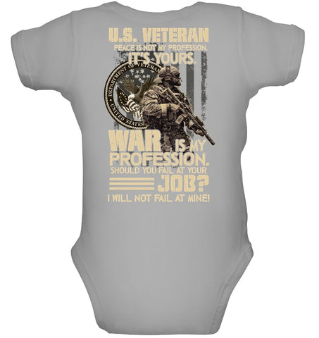 Peace Is Not My Profession T-Shirt - Baby Onesie - Mug