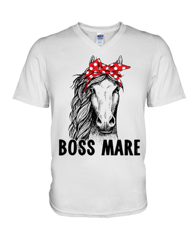 Boss Mare Horse Limited Classic T- Shirt - Hoodie - Guys V-Neck