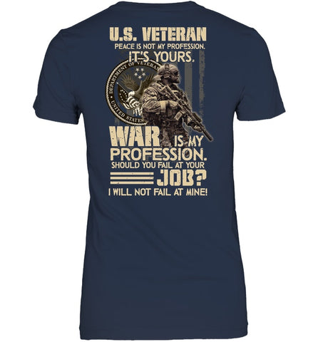 Peace Is Not My Profession T-Shirt - Ladies Tee - Unisex Tank Top