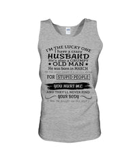 I Have A Crazy Husband Classic T-Shirt - Unisex Tank Top - Ladies Flowy Tank