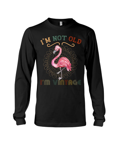 I'm Not Old I'm Vintage Swan Limited Classic T-Shirt - Guys V-Neck - Unisex Long Sleeve