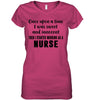 Image of I Stared Working As A Nurse Limited Classic T- Shirt - Youth Tee - Ladies V-Neck