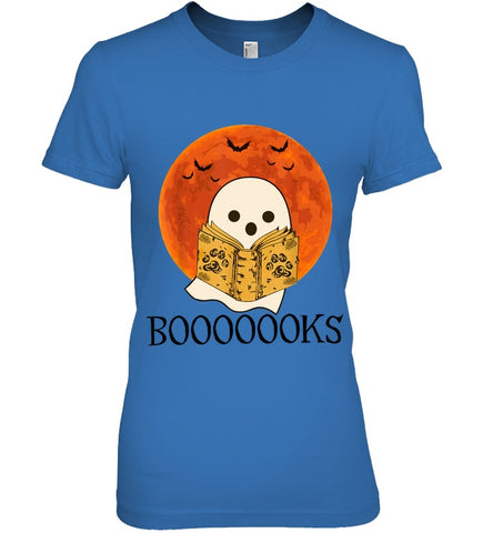 Boo Loves Booooooks T-Shirt - Guys Tee - Ladies Tee