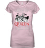 Image of Listen To Queen T-Shirt - Sweatshirt - Ladies V-Neck