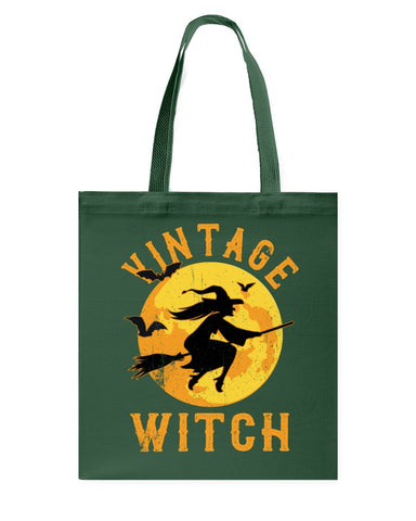 Vintage Witch Limited Classic T-Shirt - Basketweave Tote Bag - Mug