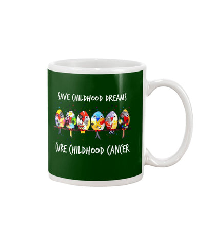 Save Childhood Dreams Cure Childhood Cancer T-Shirt - Mug