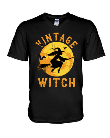 Vintage Witch Limited Classic T-Shirt - Hoodie - Guys V-Neck