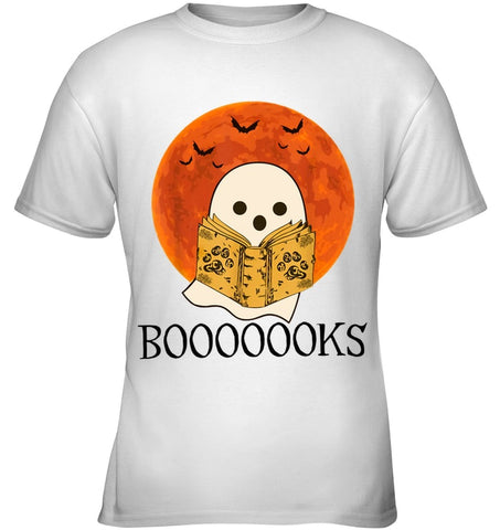 Boo Loves Booooooks T-Shirt - Ladies Flowy Tank - Youth Tee