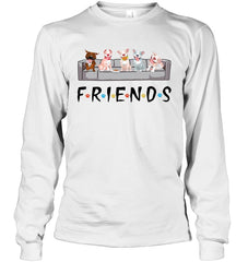 Pit Bull Friends T-Shirt - Unisex Long Sleeve - Sweatshirt