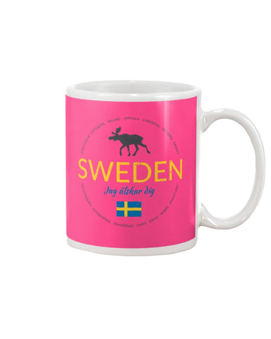 Sweden Jag Alsker Dig Limited Classic T- Shirt - Mug - Pillow Cover