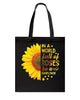 Image of In A World Fulll Of Rose Be A Sunflower Tote Bag - Guys Tee - Basketweave Tote Bag