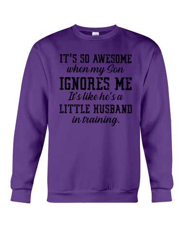 Little Husband In Training T-Shirt - Guys Tee - Sweatshirt