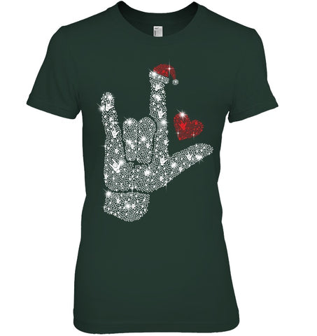 Sign Language Bright T-Shirt - Guys Tee - Ladies Tee