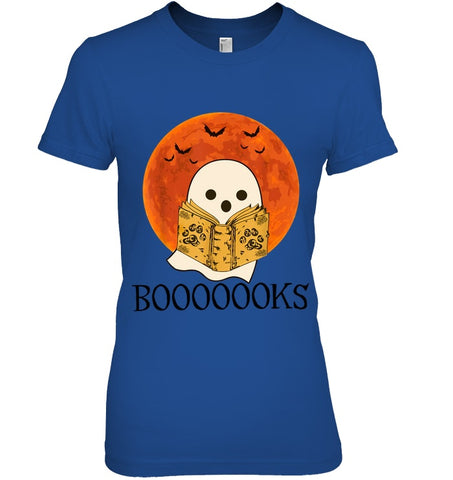 Boo Loves Booooooks T-Shirt - Guys Tee - Ladies Tee