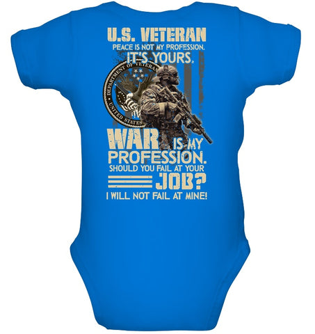 Peace Is Not My Profession T-Shirt - Baby Onesie - Mug