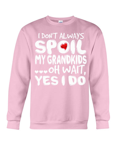 I Don't Always Spoil My Grandkids Classic T-Shirt - Guys Tee - Sweatshirt