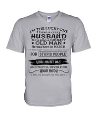 I Have A Crazy Husband Classic T-Shirt - Guys V-Neck - Mug