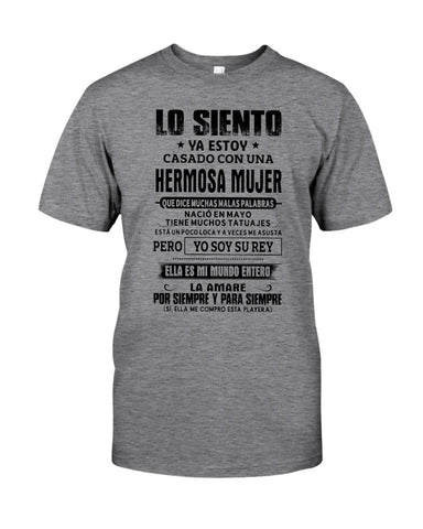 Lo Siento May Man Limited Classic T- Shirt - Guys Tee - Unisex Long Sleeve