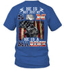 Image of He Is Not Just My Son He Is A Marine Limited Classic T-Shirt - Sweatshirt - Guys V-Neck