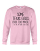 Image of Texas Girl Cuss Too Much Limited Classic T- Shirt - Guys Tee - Sweatshirt