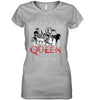 Image of Listen To Queen T-Shirt - Sweatshirt - Ladies V-Neck