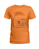 Image of Lovely Pug In Fall T-Shirt - Hoodie - Ladies Tee