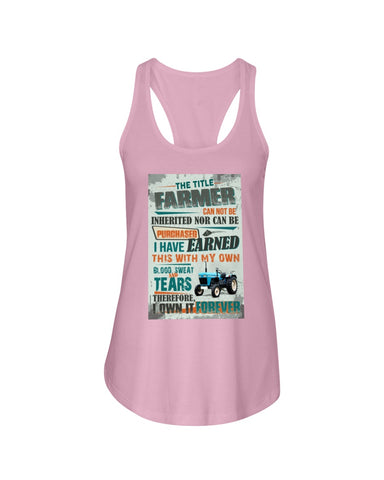 Farmer Can Not Be Inherited Nor Can Be Purchase Limited Classic T- Shirt - Ladies Flowy Tank - Youth Tee