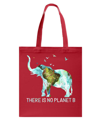 There Is No Planet B Classic T-Shirt - Guys V-Neck - Basketweave Tote Bag