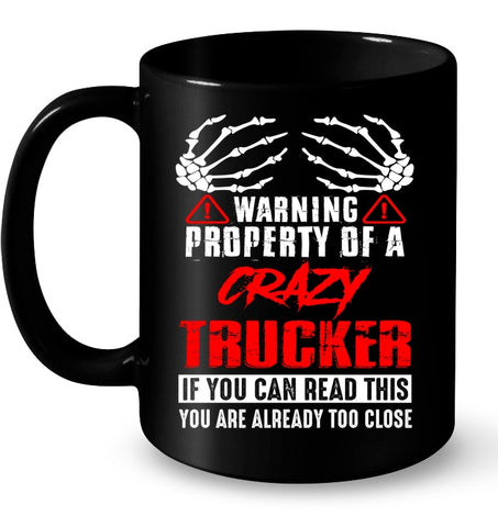 Crazy Trucker Limited Classic T- Shirt - Mug - Poster