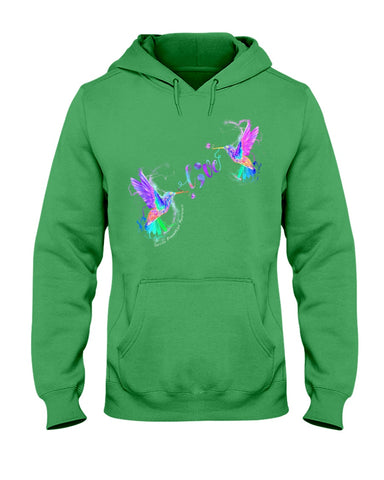 Coloful Couple Of Birds Fall In Love Limited Classic T- Shirt - Hoodie - Ladies Tee