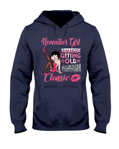 Classic November Girl T-Shirt - Ladies Flowy Tank - Hoodie