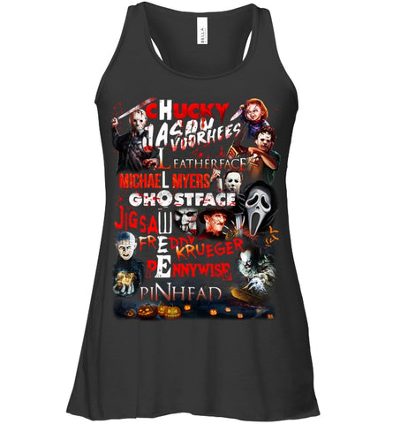 Long Horrible Halloween Limitted Classic T-Shirt - Unisex Long Sleeve - Ladies Flowy Tank