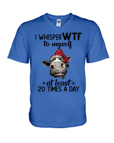 Whisper Wtf Cow Limited Classic T-Shirt - Guys V-Neck - Mug