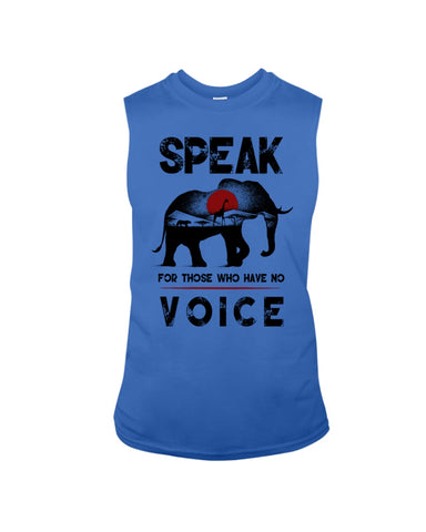 Elephant Speakfor Those Who Have No Voice T-Shirt - Unisex Long Sleeve - Sweatshirt