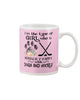 Image of A Big Fan Of Dogs And Hockey Girl Limited Classic T-Shirt - Guys V-Neck - Mug